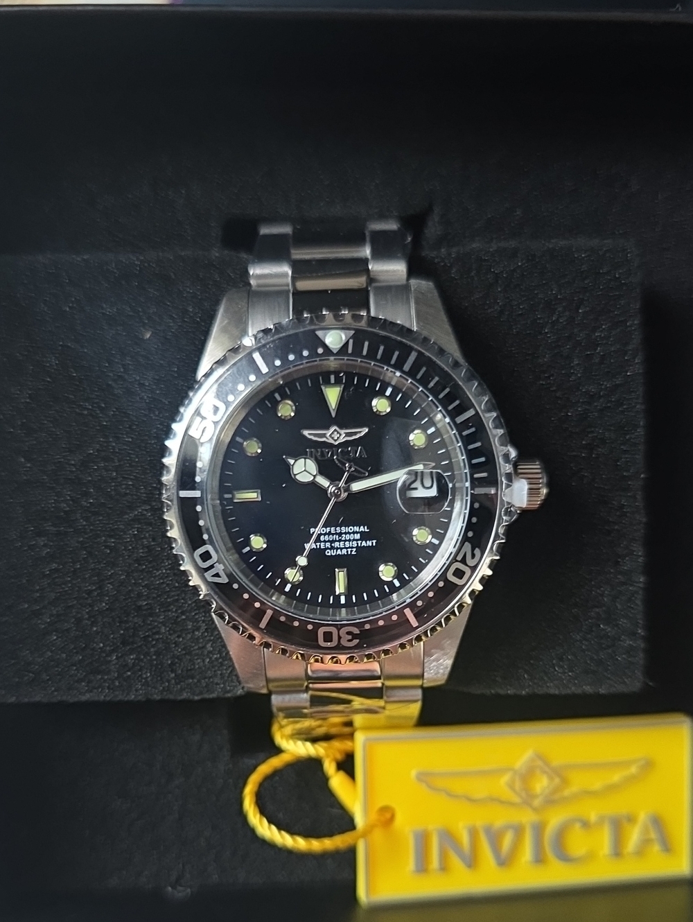 406. Invicta Pro Diver Anchoris Men's Watch - 37.5mm. Steel (48723)